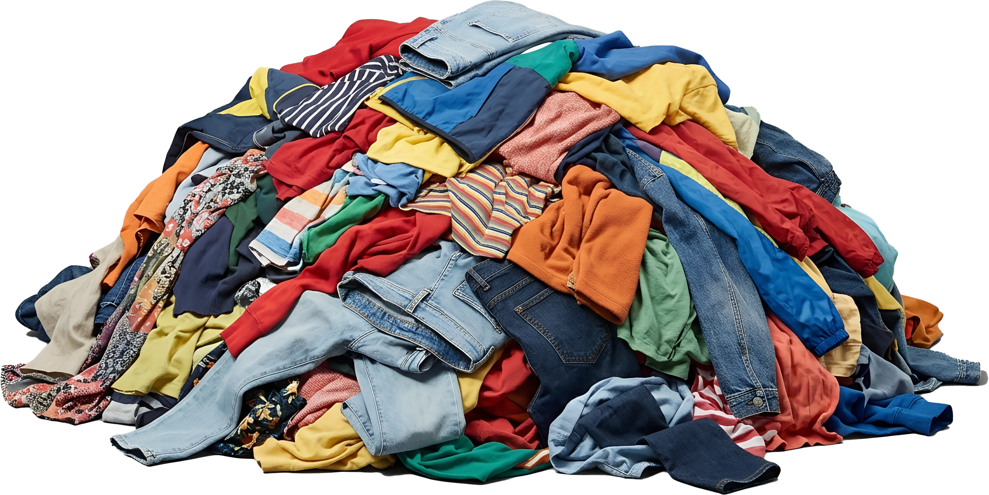 Sorting: textile handling stage in Karachi