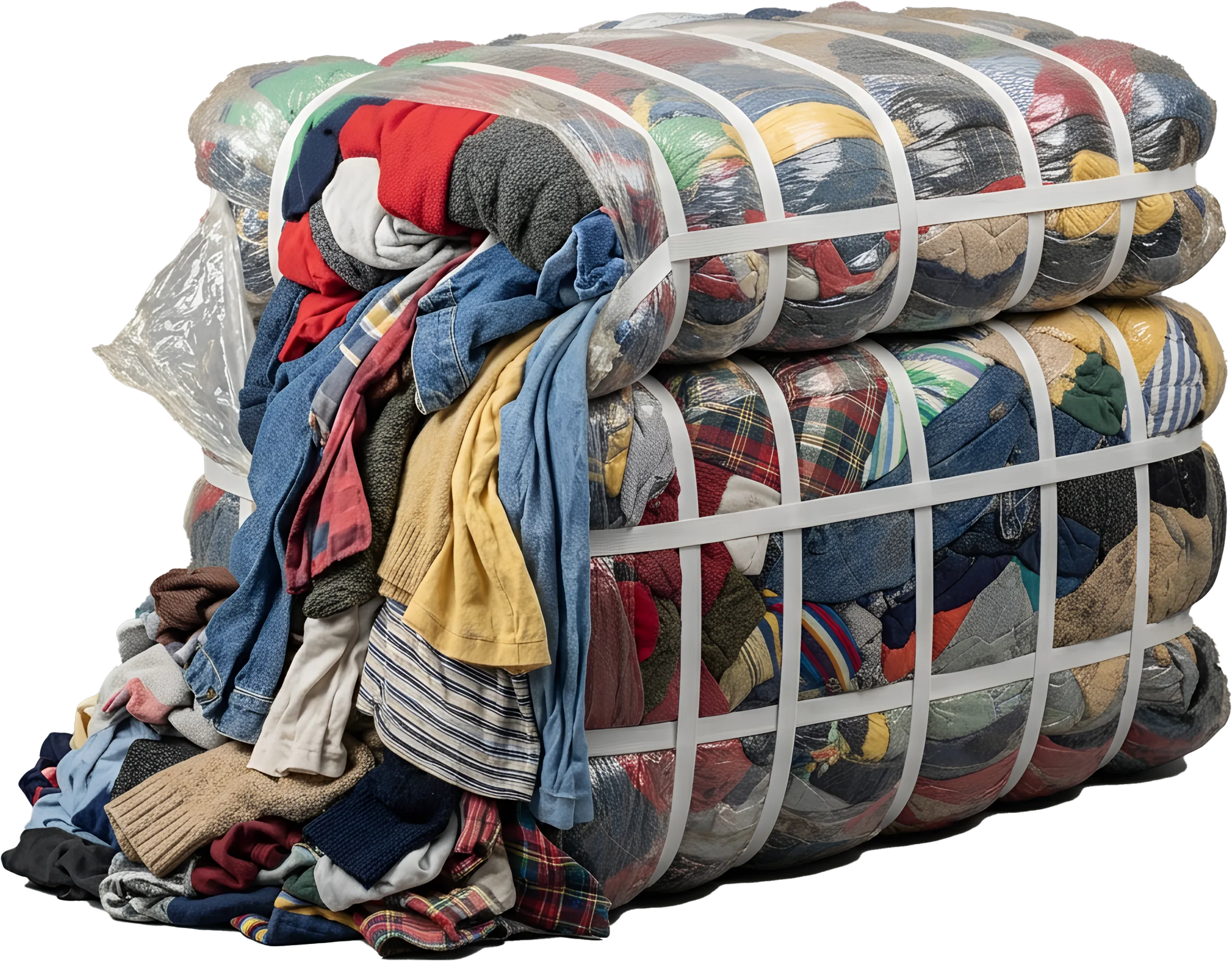 Sourcing: opened textile bale